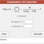 Combinations Calculator