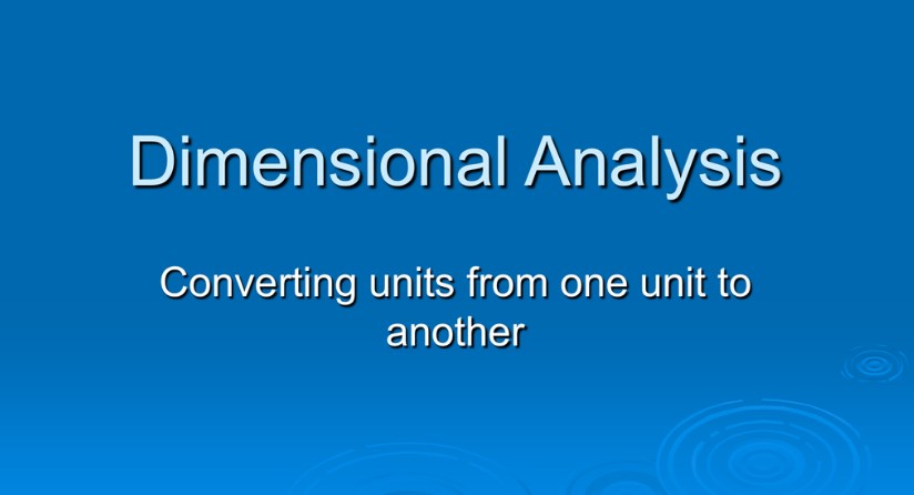 Dimensional Analysis Calculator