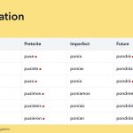 Conjugation Of Poner Verb (Preterite, Subjunctive & Imperfect Tenses) In Spanish
